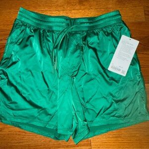 lululemon Green Athletic 5” Shorts